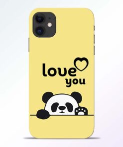 Love U Panda iPhone 11 Back Cover