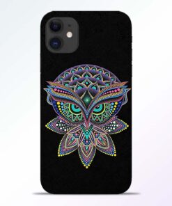 Mandala Owl iPhone 11 Back Cover