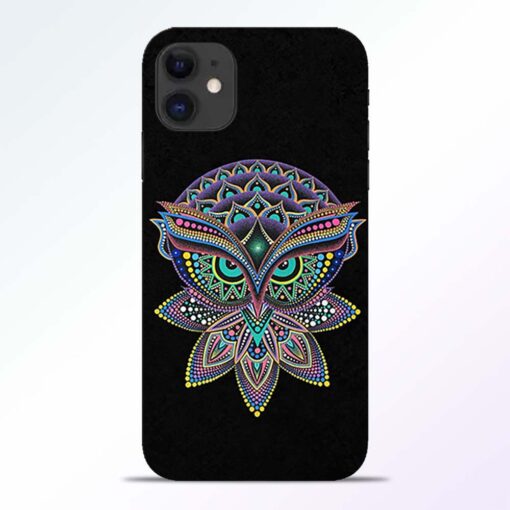 Mandala Owl iPhone 11 Back Cover