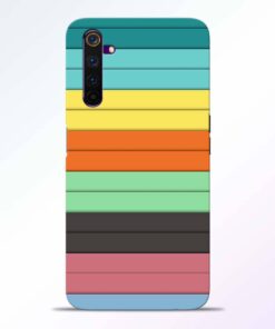 Multi Color Strap Realme 6 Back Cover
