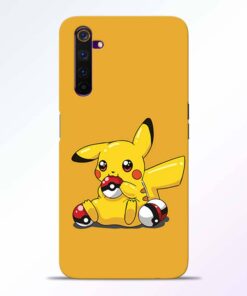 Pickachu Ball Realme 6 Back Cover