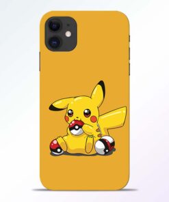 Pickachu Ball iPhone 11 Back Cover