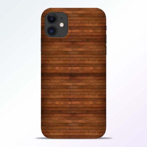 Pine Wood iPhone 11 Back Cover