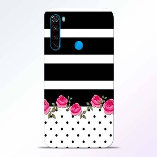 Pink Rose Redmi Note 8 Back Cover