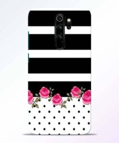 Pink Rose Redmi Note 8 Pro Back Cover