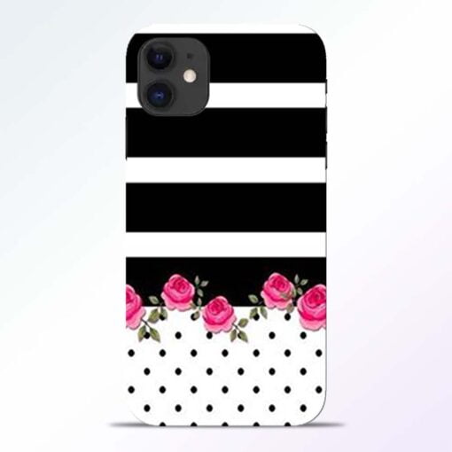 Pink Rose iPhone 11 Back Cover