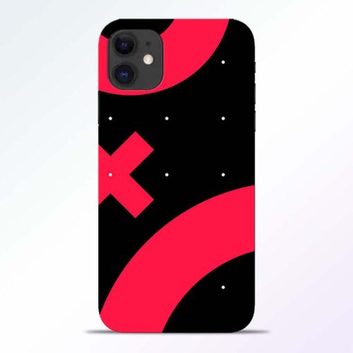 Red Plus iPhone 11 Back Cover
