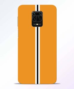 Single Stripes Redmi Note 9 Pro Back Cover