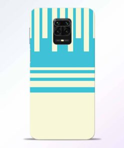 Sky Blue Pattern Redmi Note 9 Pro Back Cover