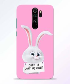 Snowball Bunny Redmi Note 8 Pro Back Cover