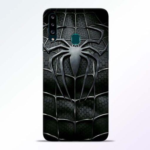 Spiderman Web Samsung Galaxy A20s Mobile Cover - CoversGap