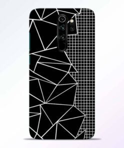 Stencil Pattern Redmi Note 8 Pro Back Cover