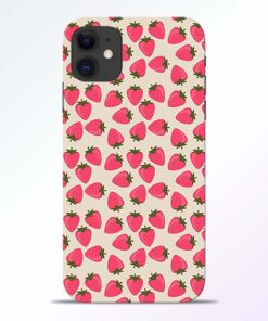 Strawberry iPhone 11 Back Cover