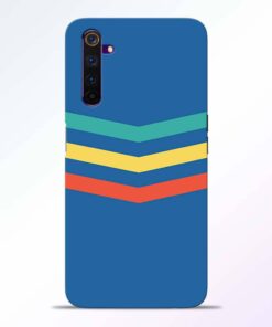 Three Line Stripe Realme 6 Back Cover