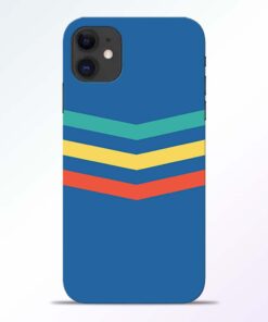 Three Line Stripe iPhone 11 Back Cover