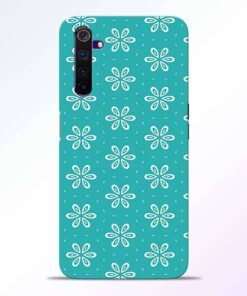Tiffany Flower Realme 6 Pro Back Cover