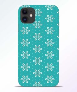 Tiffany Flower iPhone 11 Back Cover