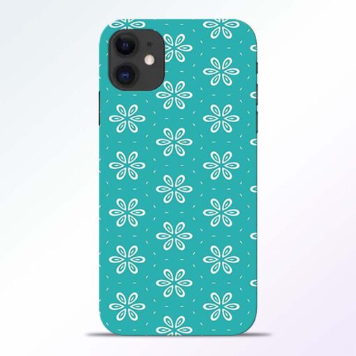 Tiffany Flower iPhone 11 Back Cover