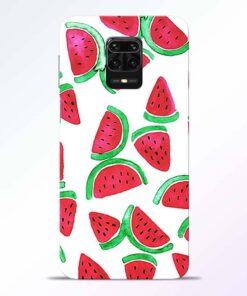 Watermelon Pattern Redmi Note 9 Pro Back Cover