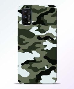 Army Camo Realme 7 Pro Back Cover - CoversGap