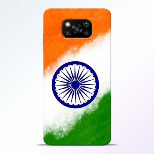 Indian Flag Poco X3 Back Cover - CoversGap