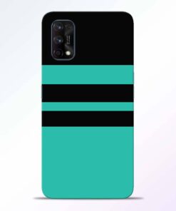 Black Strap Realme 7 Pro Back Cover
