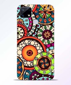 Circular Flora Realme Narzo 20 Back Cover