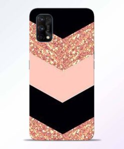 Cute Gold Rose Realme 7 Pro Back Cover