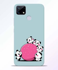 Cute Panda Realme Narzo 20 Back Cover