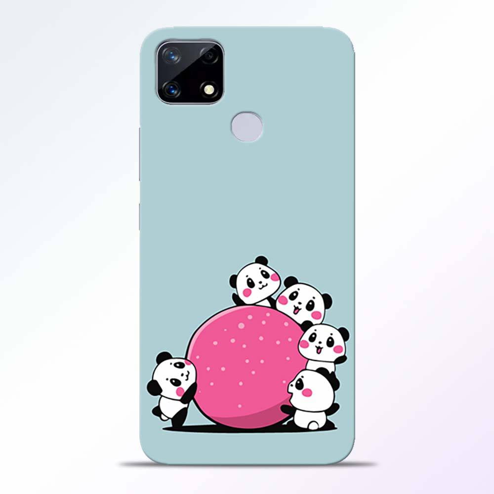 Cute Panda Realme Narzo 20 Back Cover 1 Cute Panda Realme Narzo 20 Back Cover