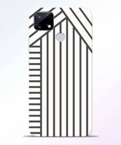 Diagonal Stripes Realme Narzo 20 Back Cover