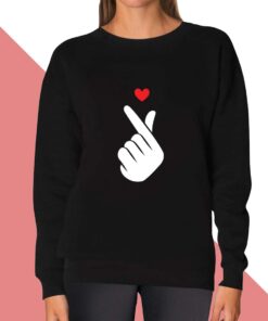 Heart Hand Sweatshirt for women