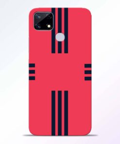 Left Right Stripes Realme Narzo 20 Back Cover