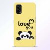 Love U Panda Realme 7 Pro Back Cover