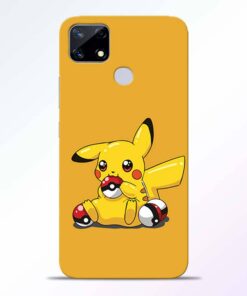 Pickachu Ball Realme Narzo 20 Back Cover