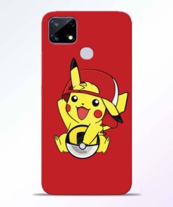 Pickachu Cap Realme Narzo 20 Back Cover