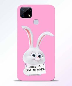 Snowball Bunny Realme Narzo 20 Back Cover