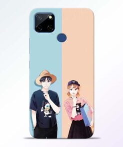Cute Couple Realme C12 Mobile Cover