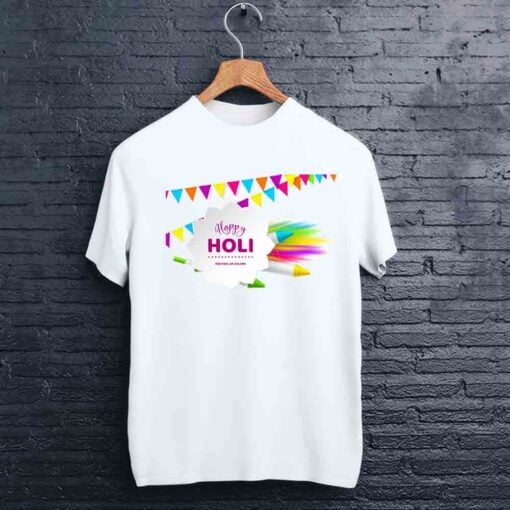 Colorful Flags Holi T shirt - CoversGap