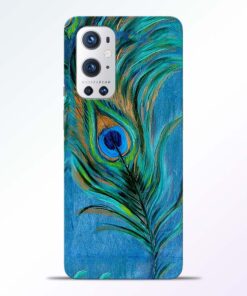 Blue Peacock Art Oneplus 9 Pro Back Cover