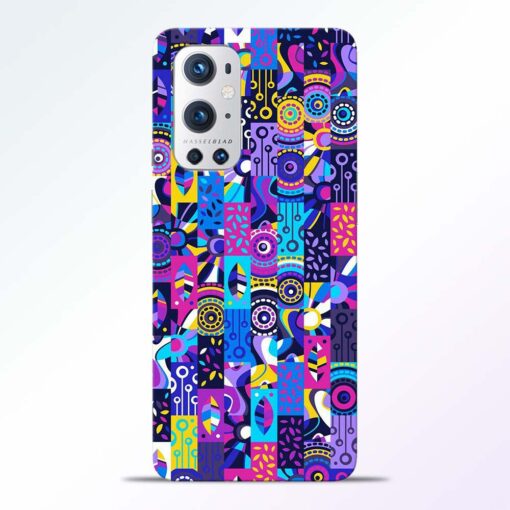 Flowers Print Oneplus 9 Pro Back Cover