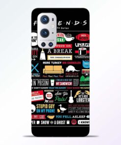Friends Sticker Oneplus 9 Pro Back Cover