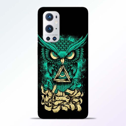 Funkey Green Owl Oneplus 9 Pro Back Cover