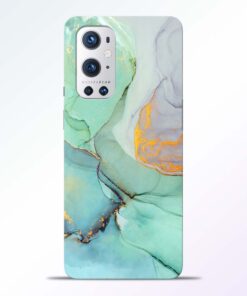 Funky Blue Green Oneplus 9 Pro Back Cover
