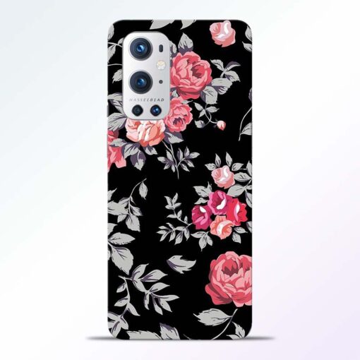 Funky Roses Flower Oneplus 9 Pro Back Cover