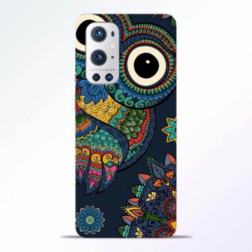 Multicolor Owl Oneplus 9 Pro Back Cover