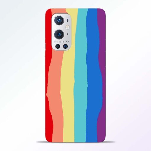 Multicolor Rainbow Oneplus 9 Pro Back Cover