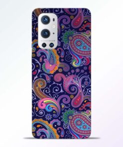 Paisley Floral Pattern Oneplus 9 Pro Back Cover