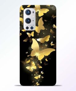Yellow Butterfly Oneplus 9 Pro Back Cover