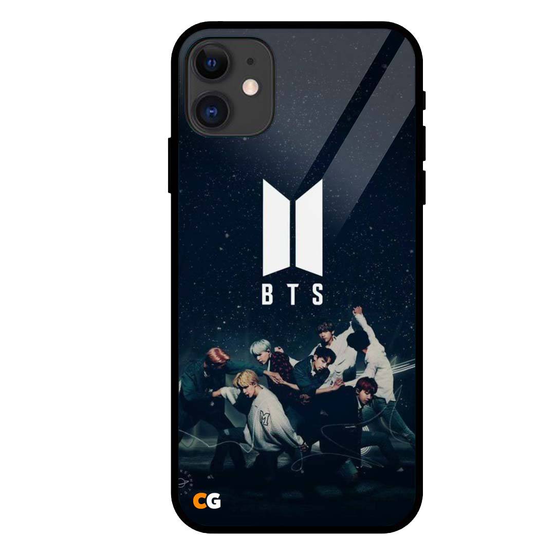 BTS Symbol iPhone 11 Glass Back Cover 1 BTS Symbol iPhone 11 Glass Back Cover